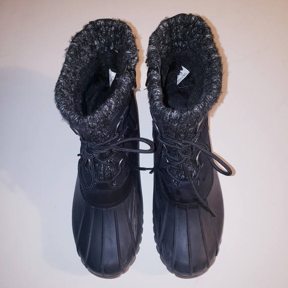 Baretraps Black Zipper Winter Boots - Picture 1 of 7